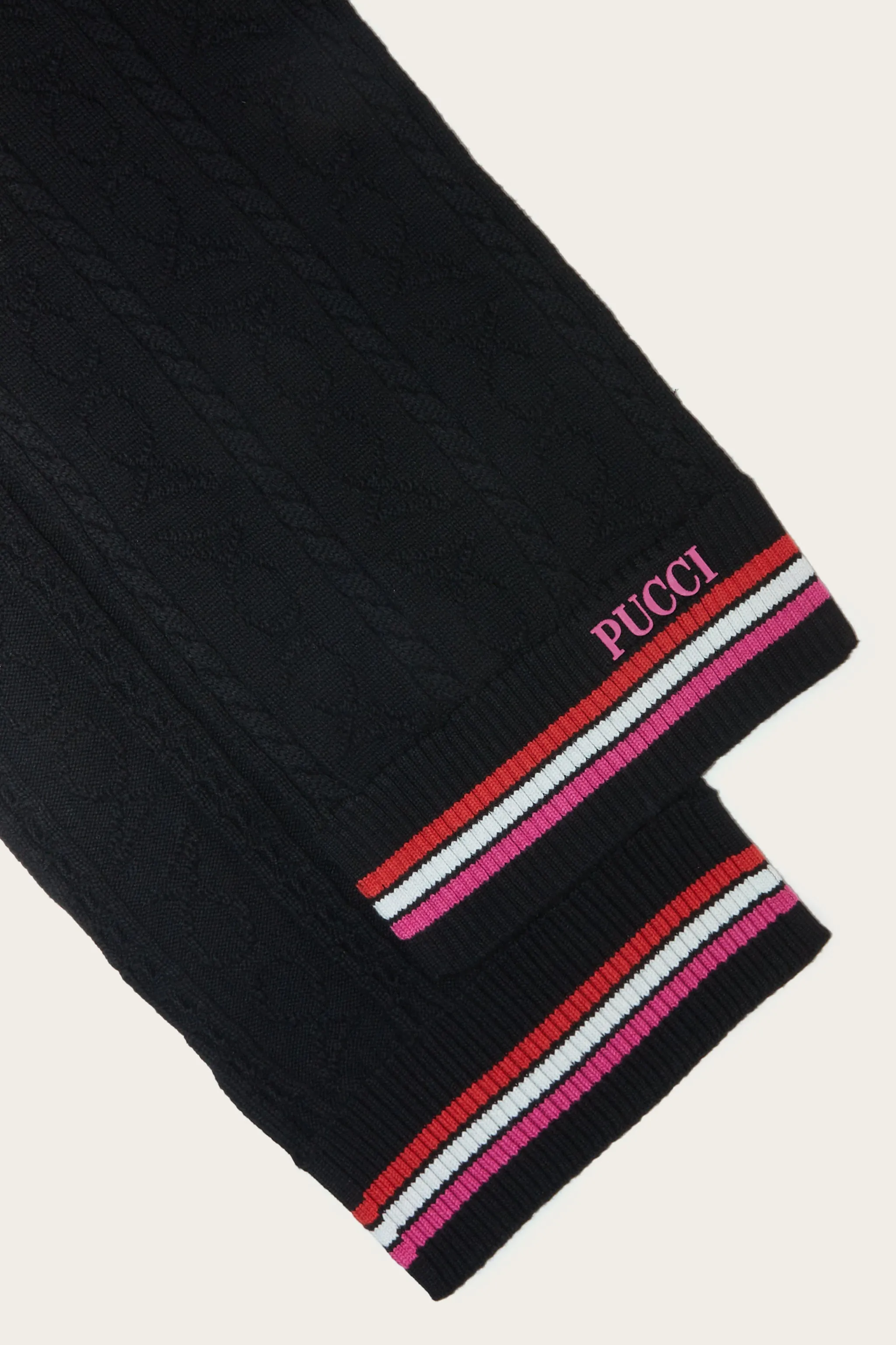 Logo-Appliqué Scarf