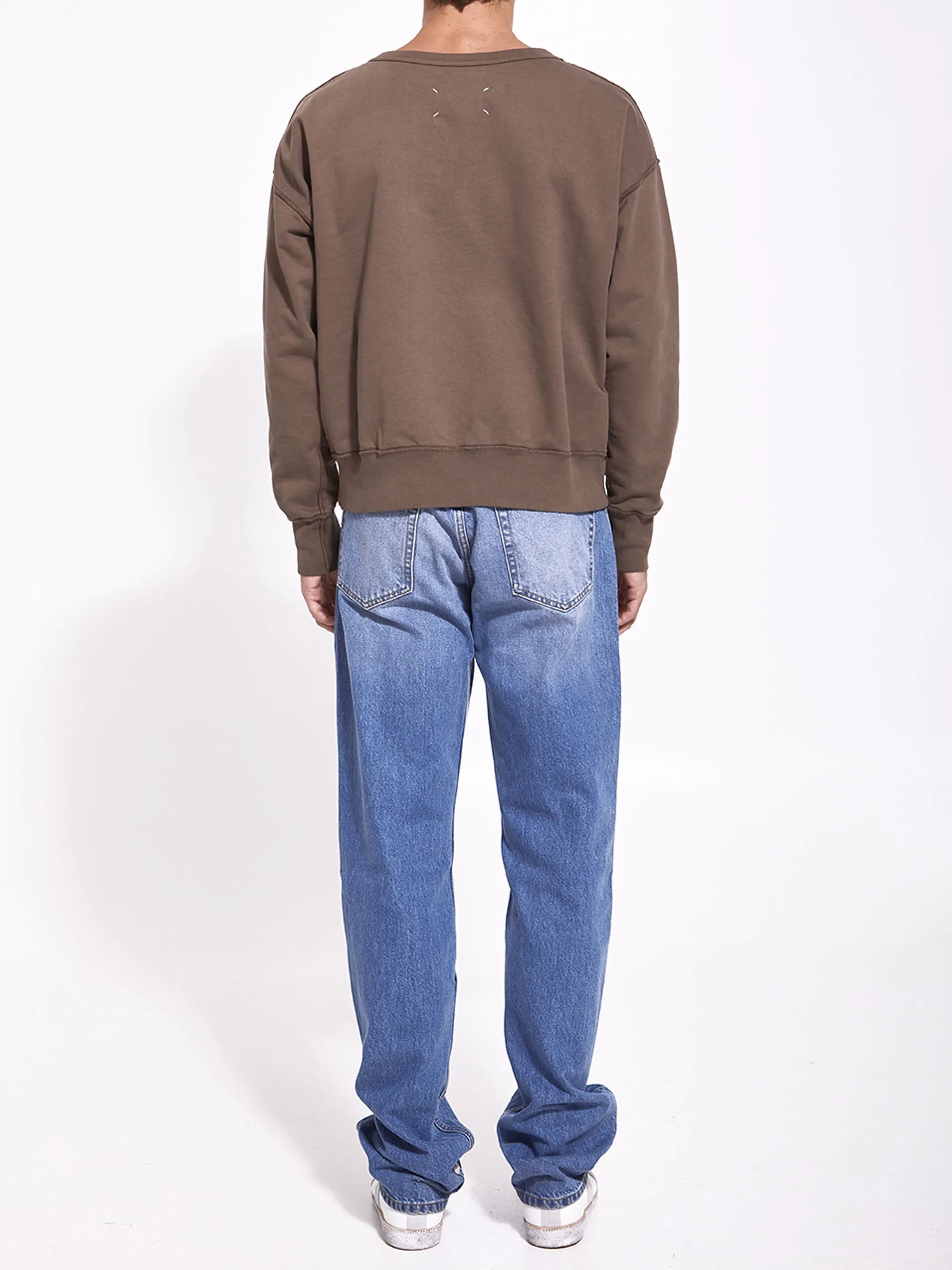 Maison Margiela  |Crew Neck Pullovers Unisex Long Sleeves Plain Cotton