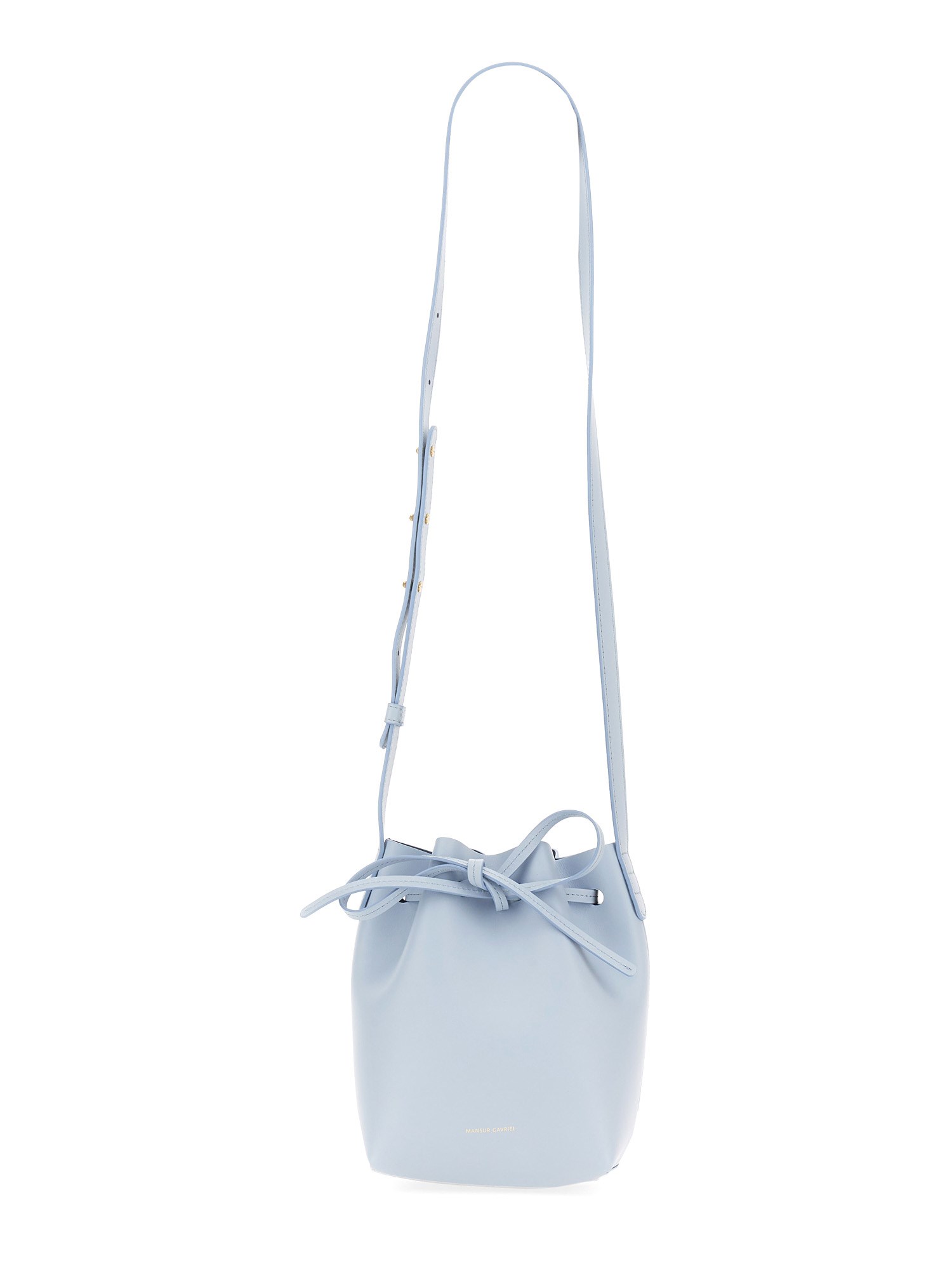 MANSUR GAVRIEL    MINI MINI LEATHER BUCKET BAG