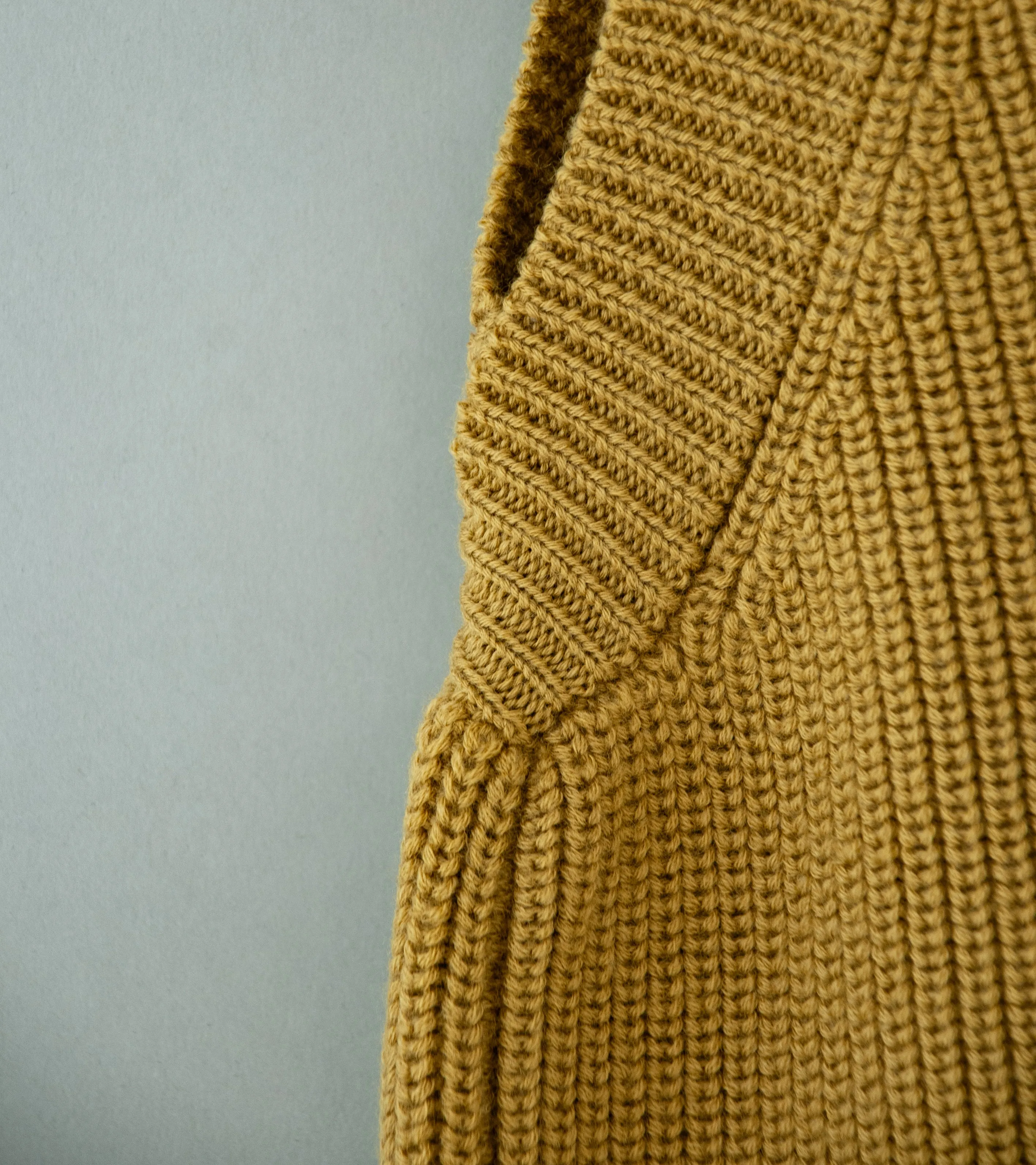 Margaret Howell 'Simple Slipover' (Mustard Extrafine Merino Wool)