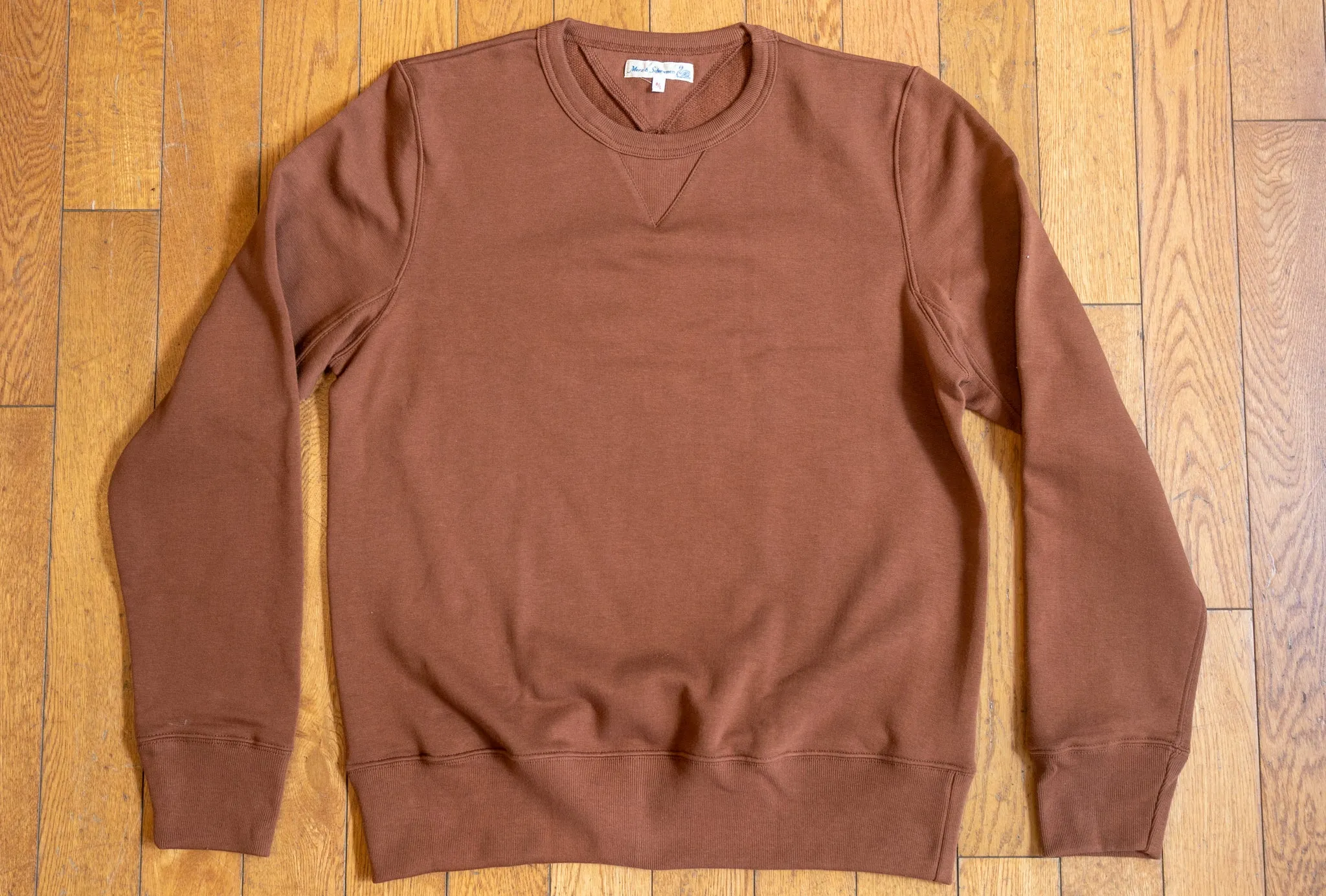 Merz b. Schwanen 346 Crew Neck Sweatshirt - Tan