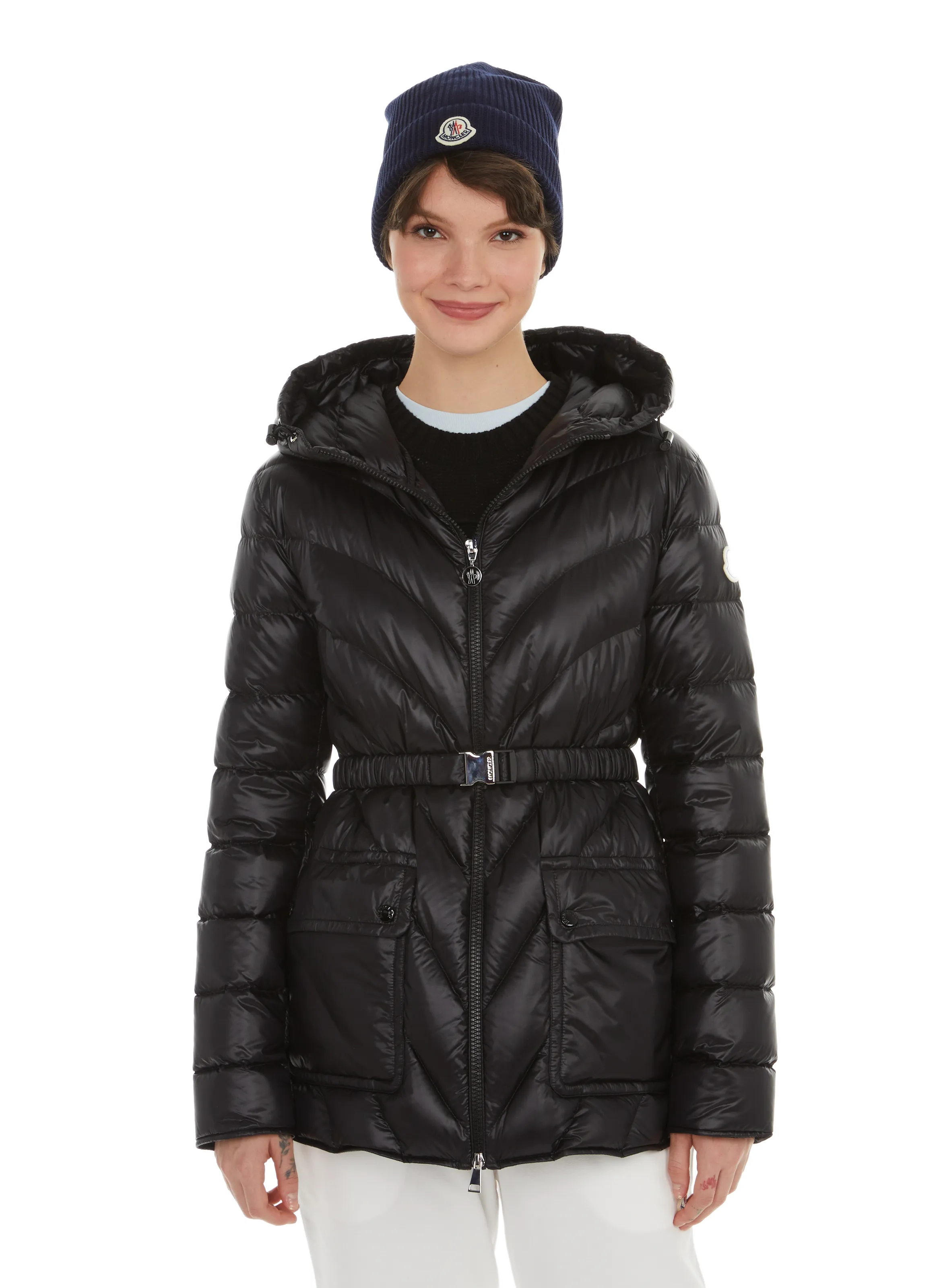 MONCLER  Plain down jacket - Black