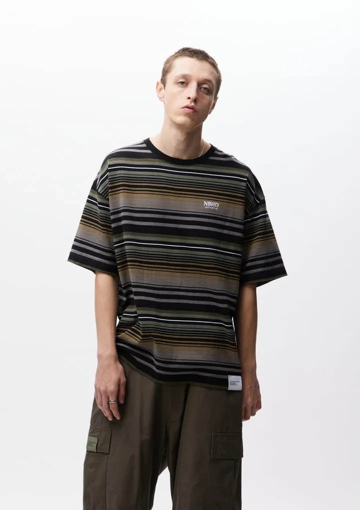 NEIGHBORHOOD  |Crew Neck Pullovers Stripes Unisex Street Style Cotton