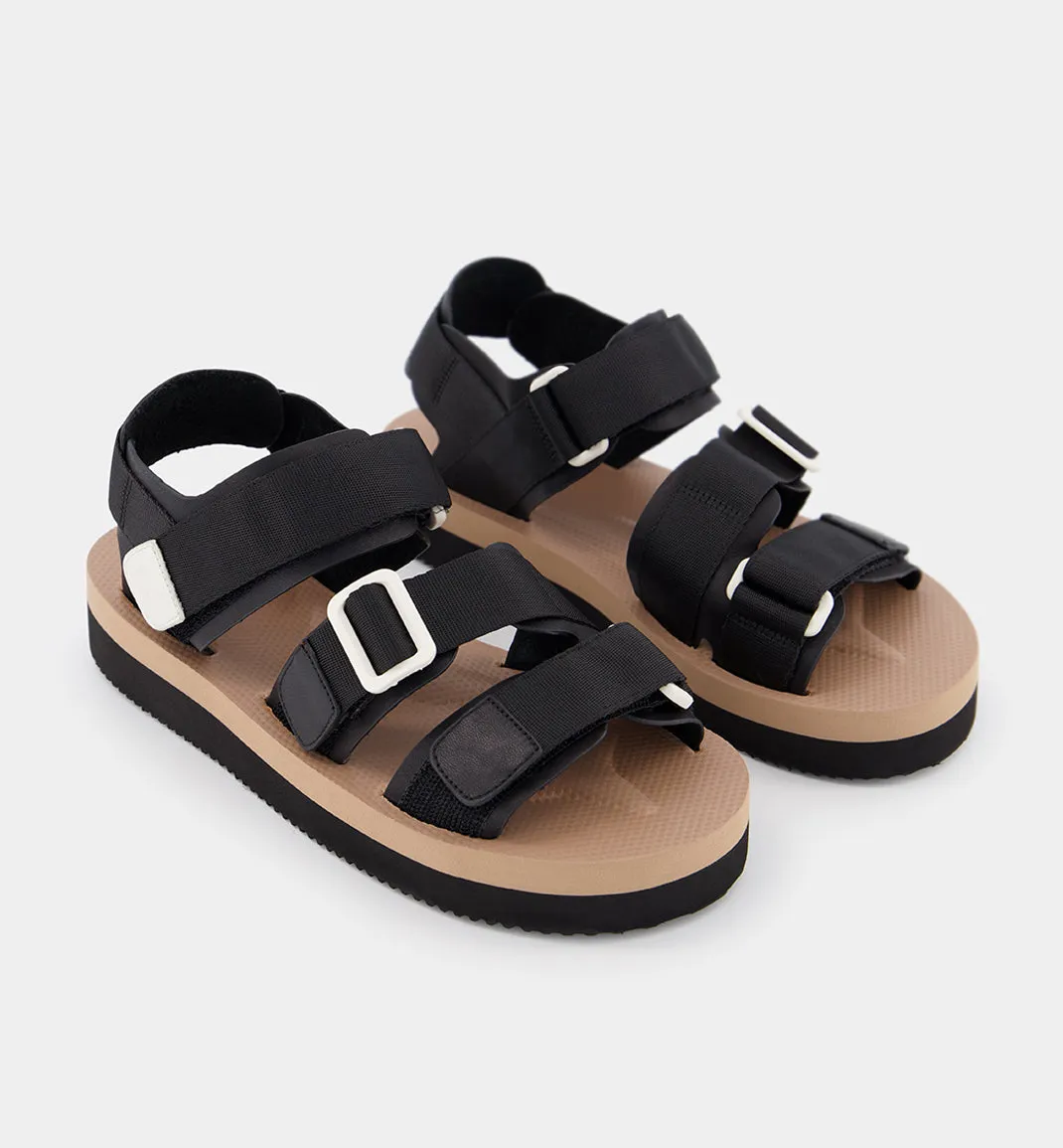 Neptune 2.0 Athletic Sandal l Black and Milk