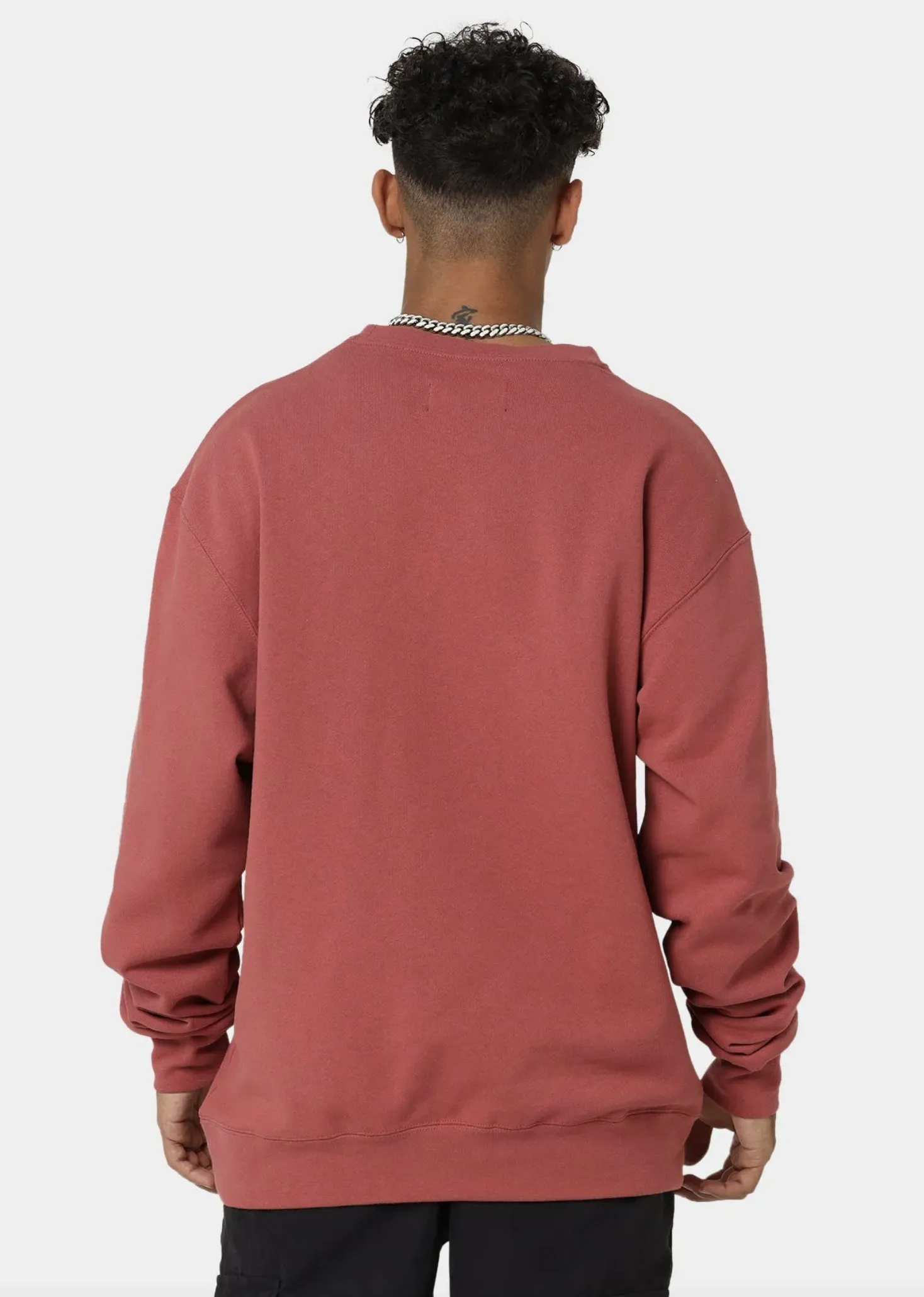 Nike  |Crew Neck Pullovers Street Style U-Neck Long Sleeves Plain