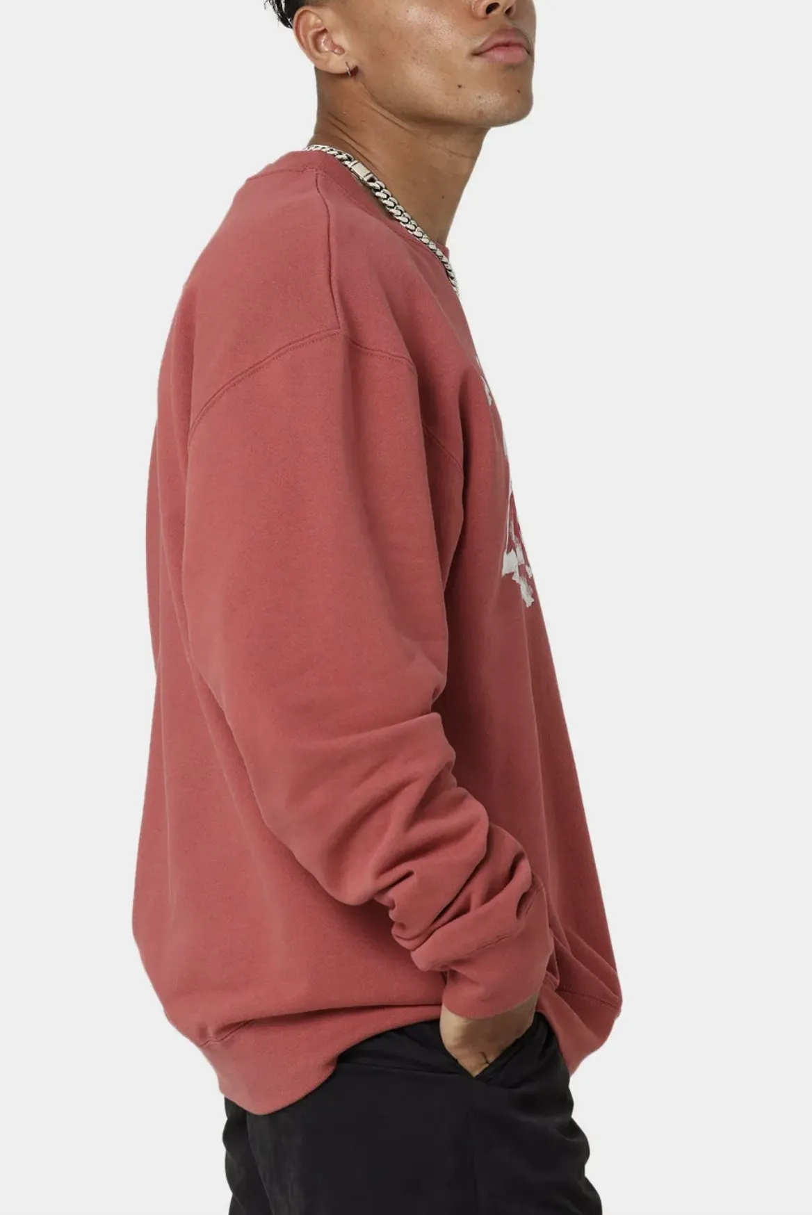 Nike  |Crew Neck Pullovers Street Style U-Neck Long Sleeves Plain