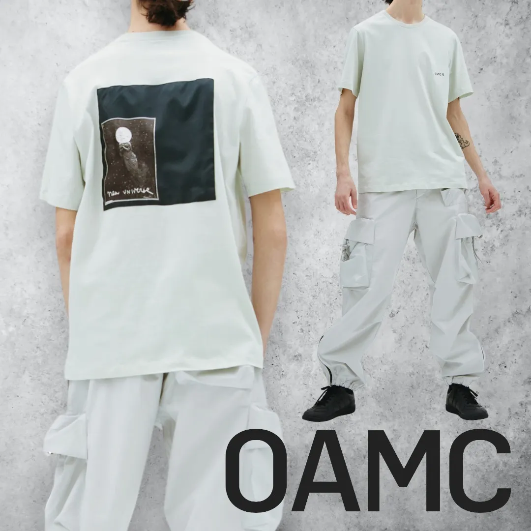 OAMC  |Crew Neck Pullovers Unisex Street Style U-Neck Cotton