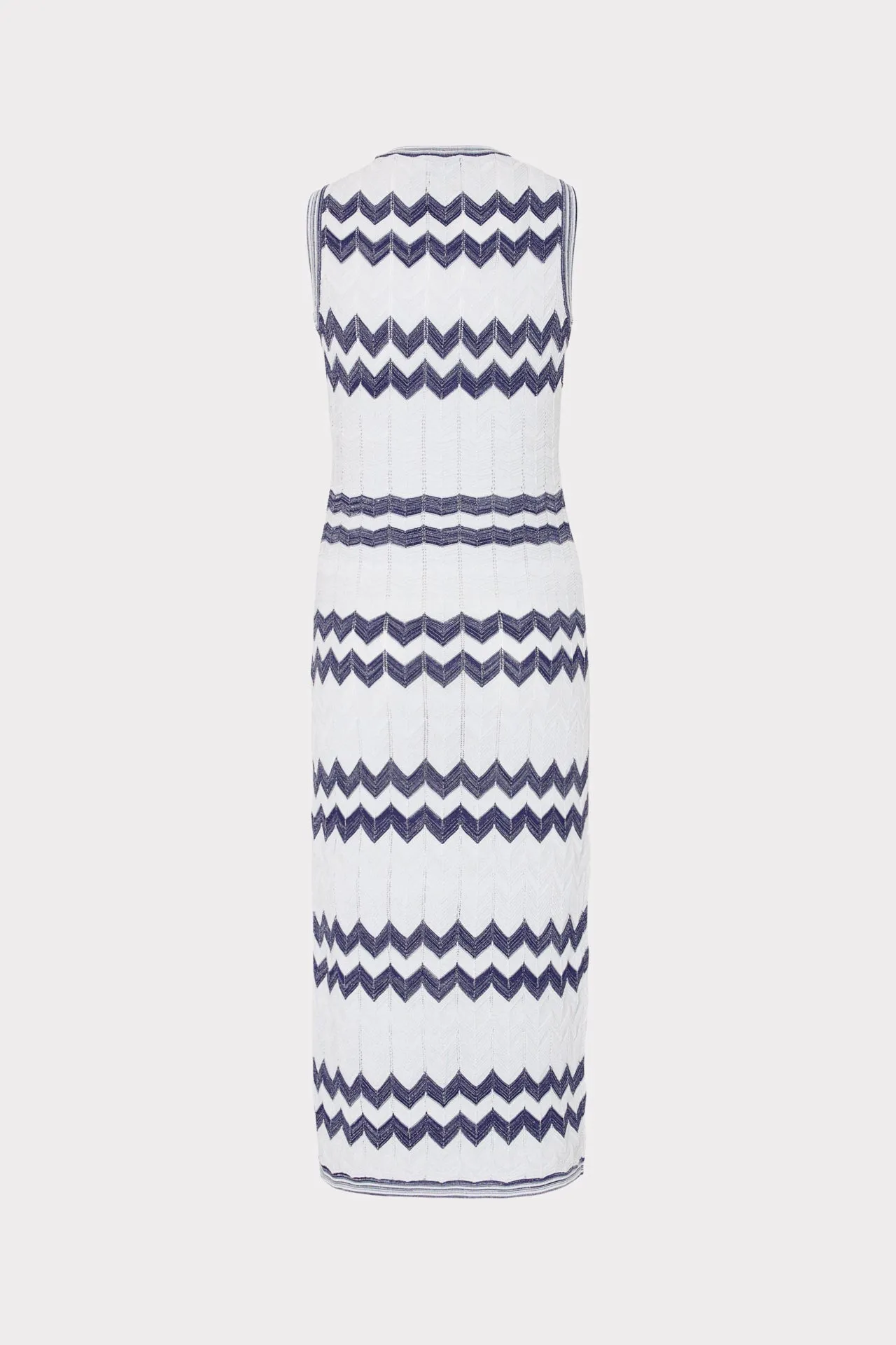 Oversized Zig Zag Midi Dress