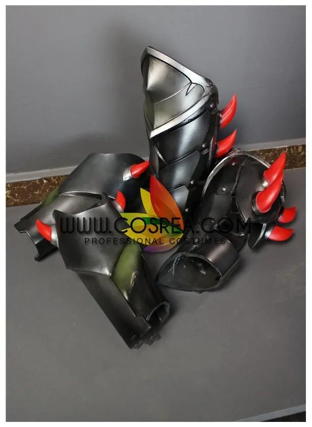 Overwatch Genji Oni Skin Custom Armor Cosplay Costume