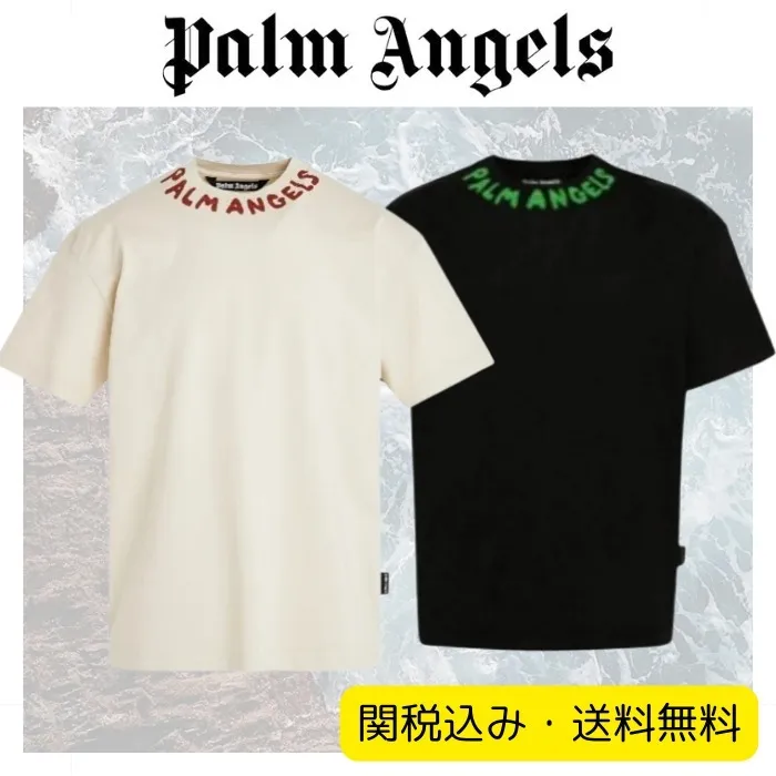 Palm Angels  |Crew Neck Pullovers Street Style Plain Cotton Short Sleeves