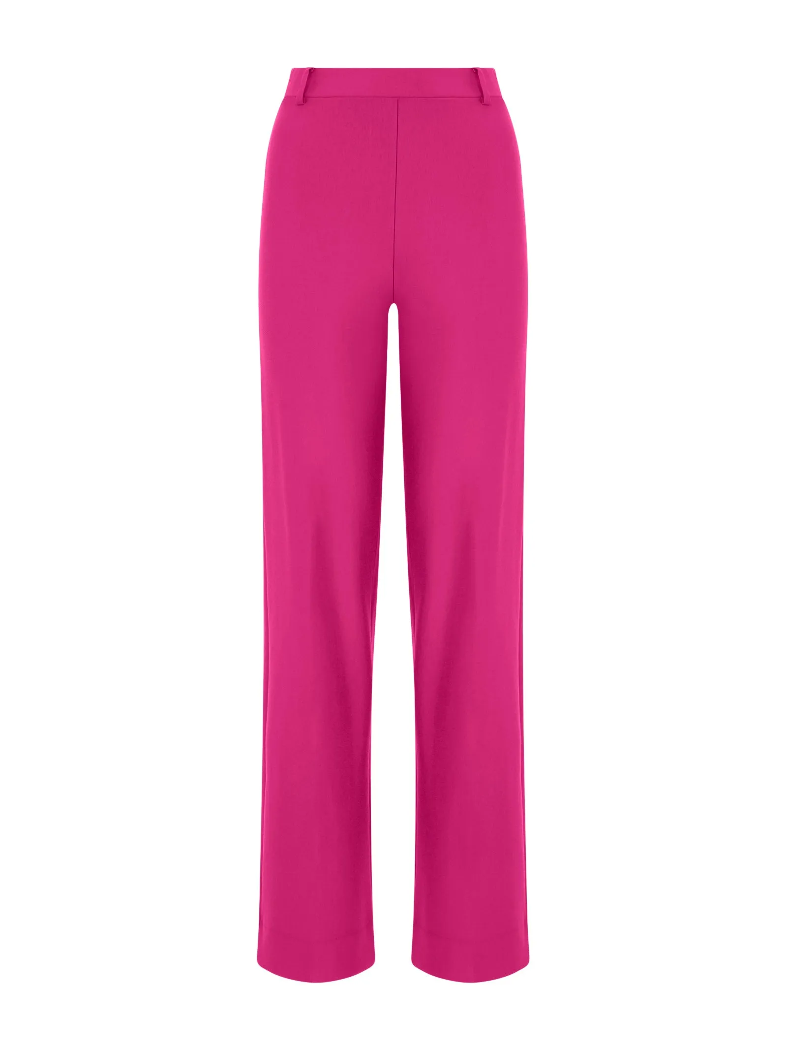 Pantalone a palazzo in tessuto Compact - Fuchsia Purple