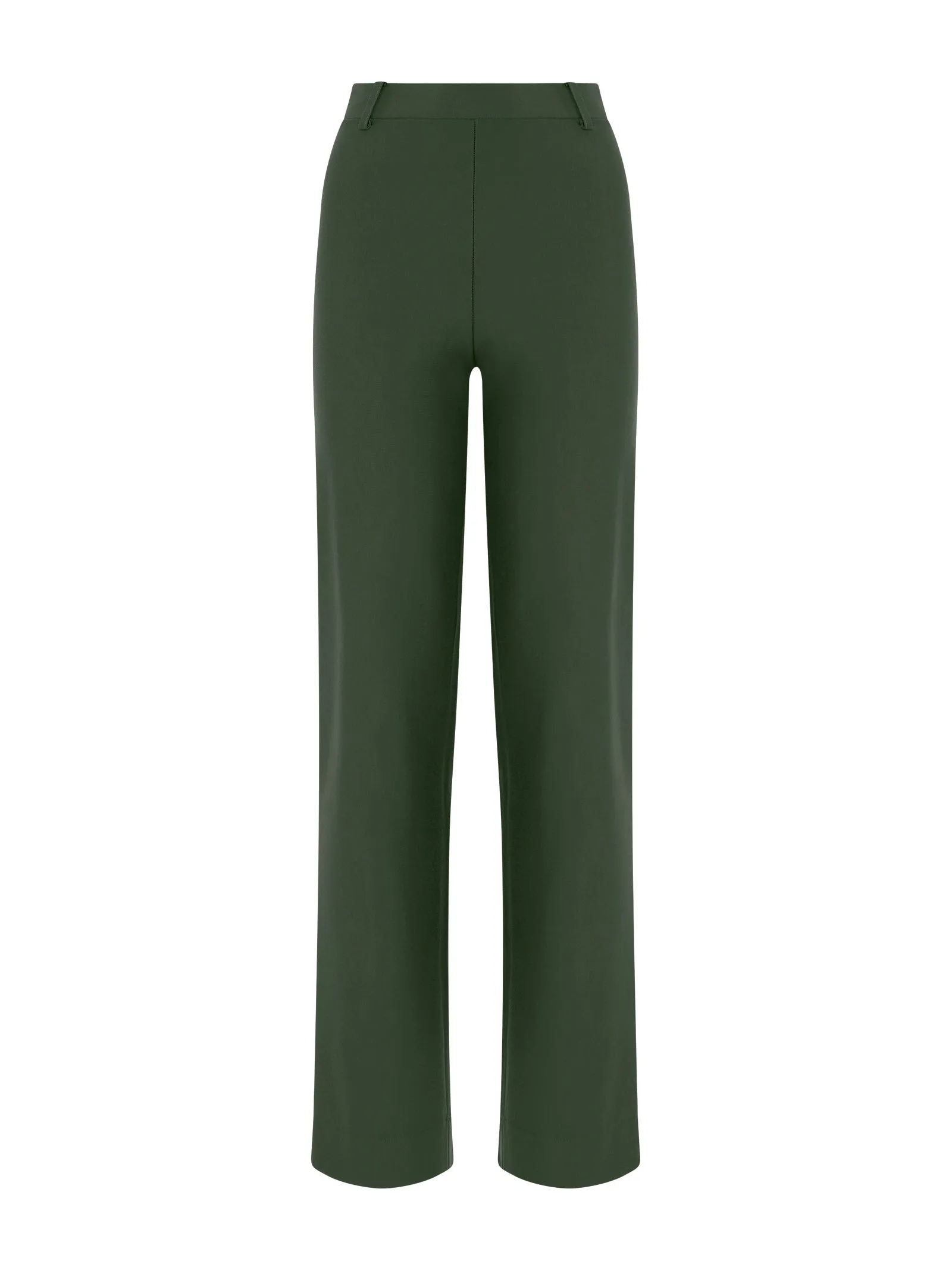 Pantalone a palazzo in tessuto Compact - Kombu Green