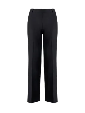 Pantalone a palazzo in tessuto Compact - Nero