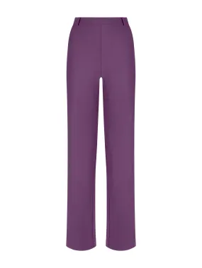 Pantalone a palazzo in tessuto Compact - Sunset Purple