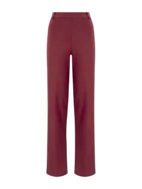 Pantalone a palazzo in tessuto Compact - Tibetan Red