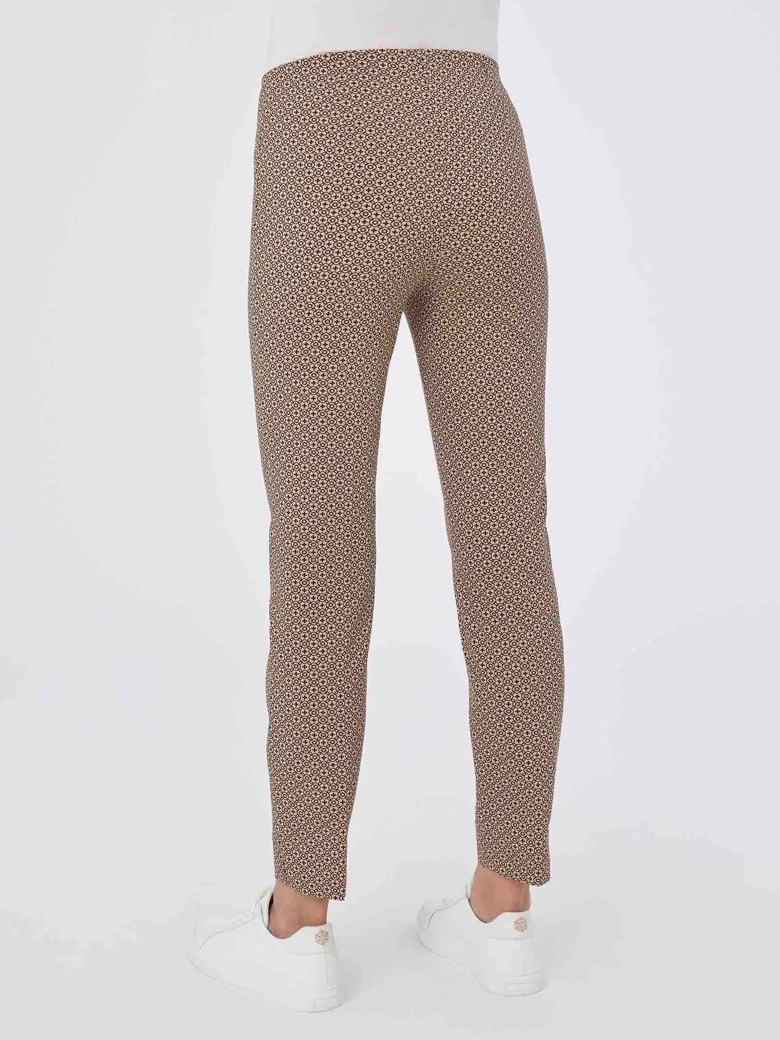 Pantalone a sigaretta in Digital Compact - Fant. Irish Cream