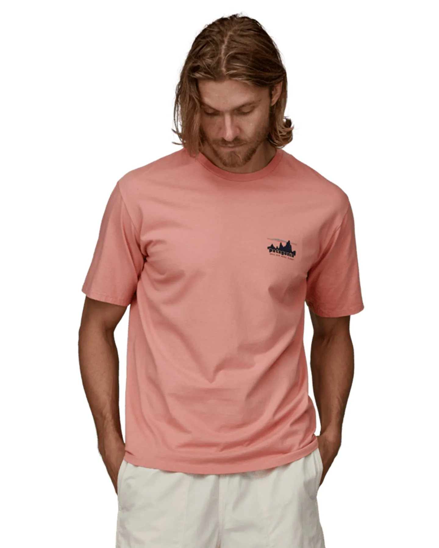 Patagonia '73 Skyline Organic T-Shirt - Sunfade Pink