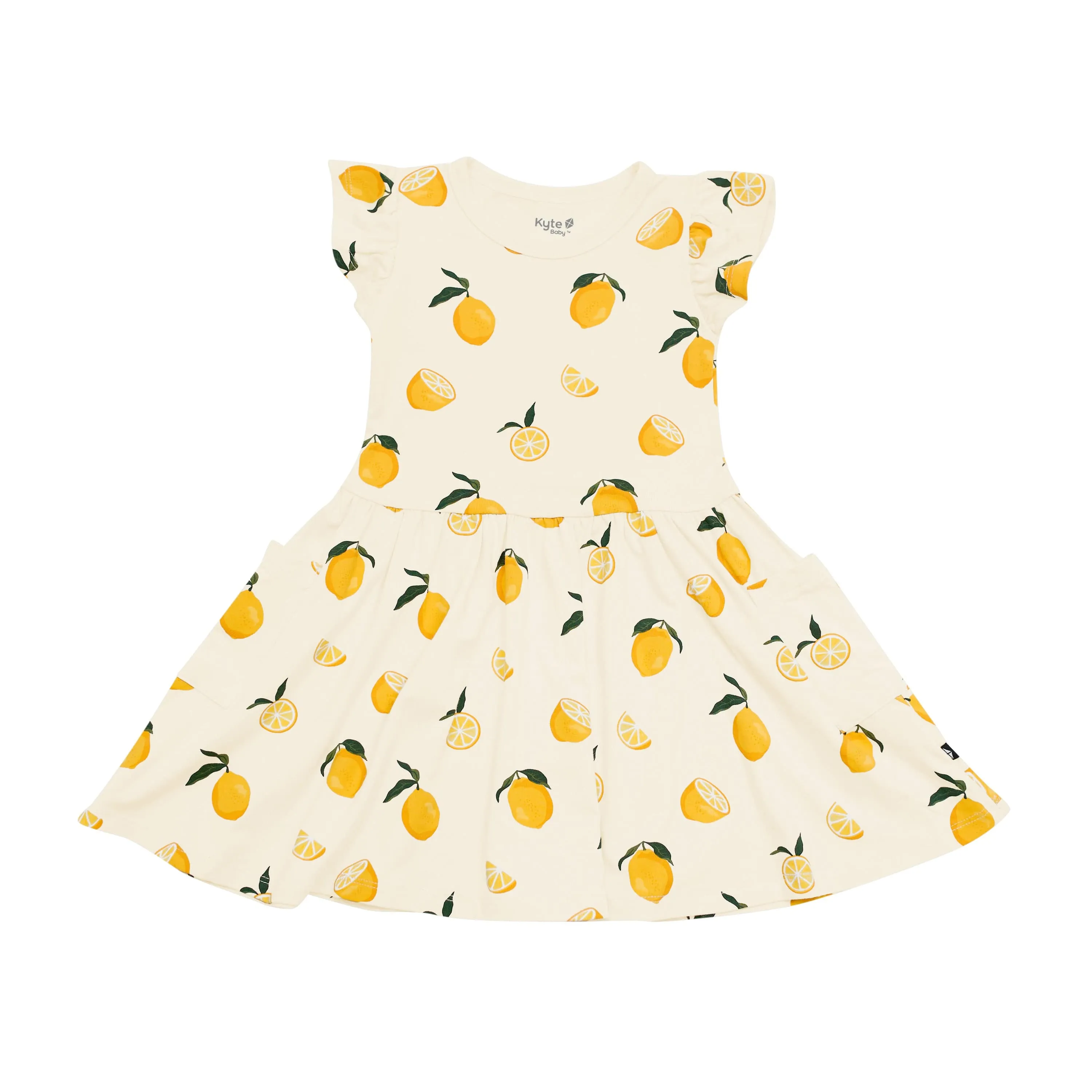 Pocket Dress in Lemon