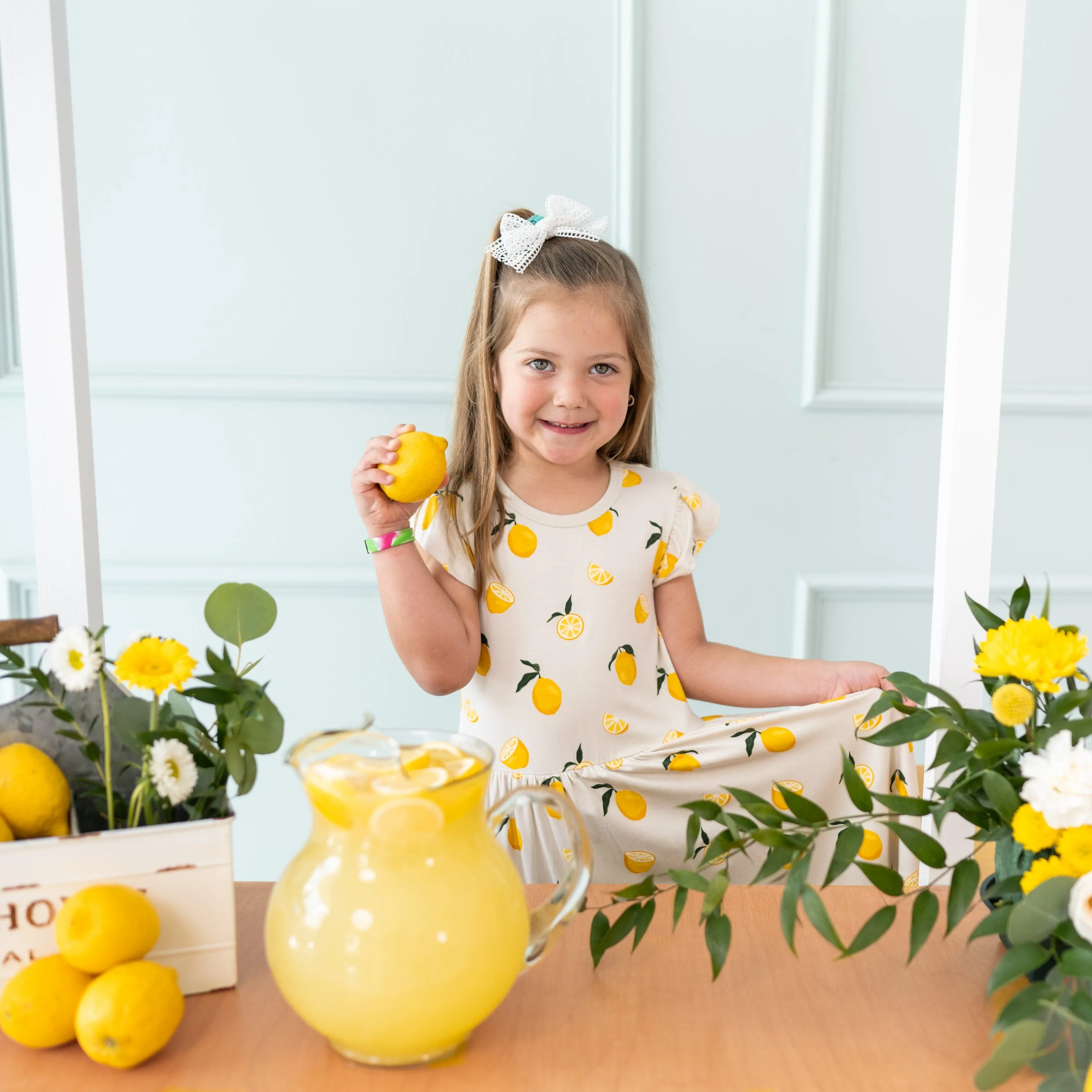 Pocket Dress in Lemon