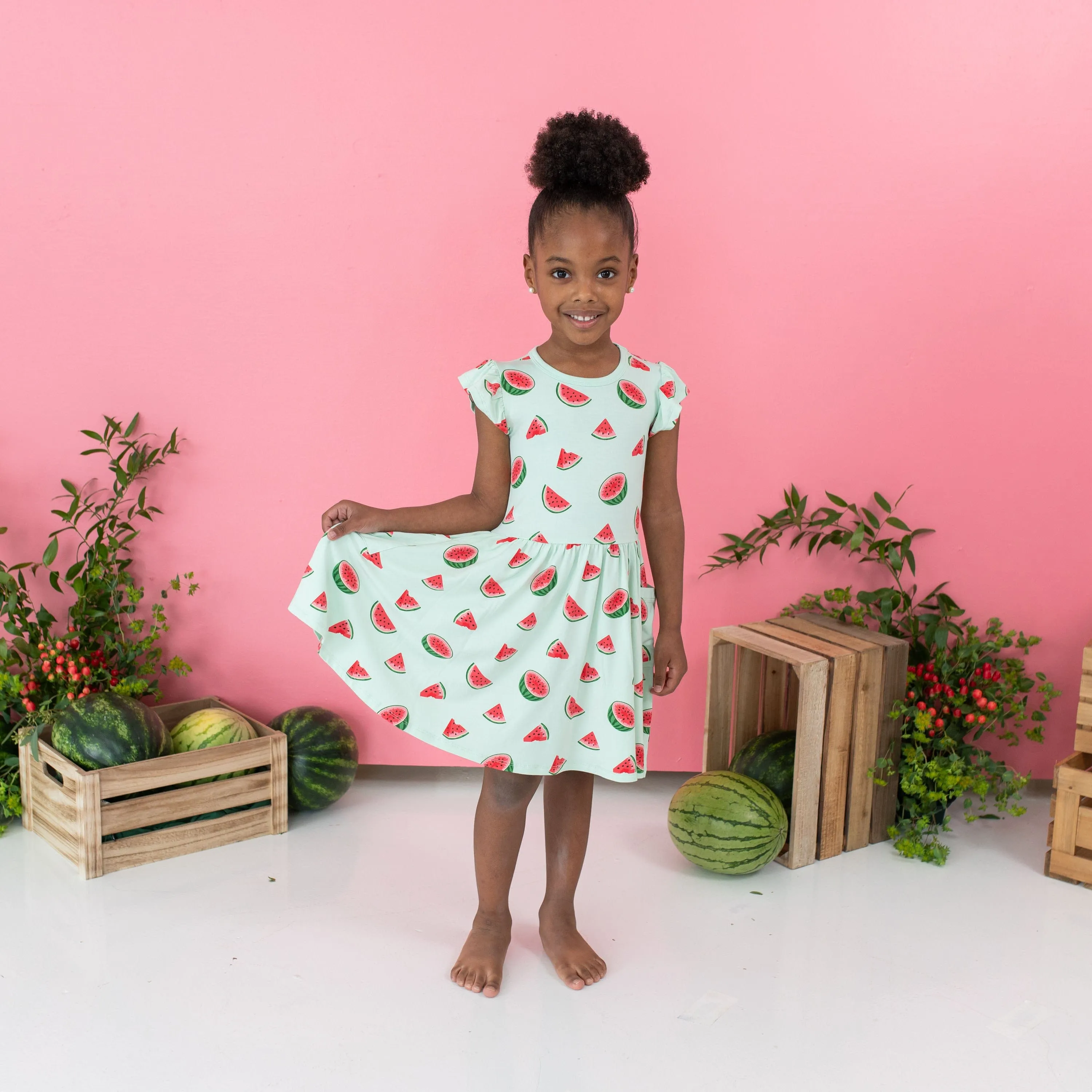 Pocket Dress in Watermelon