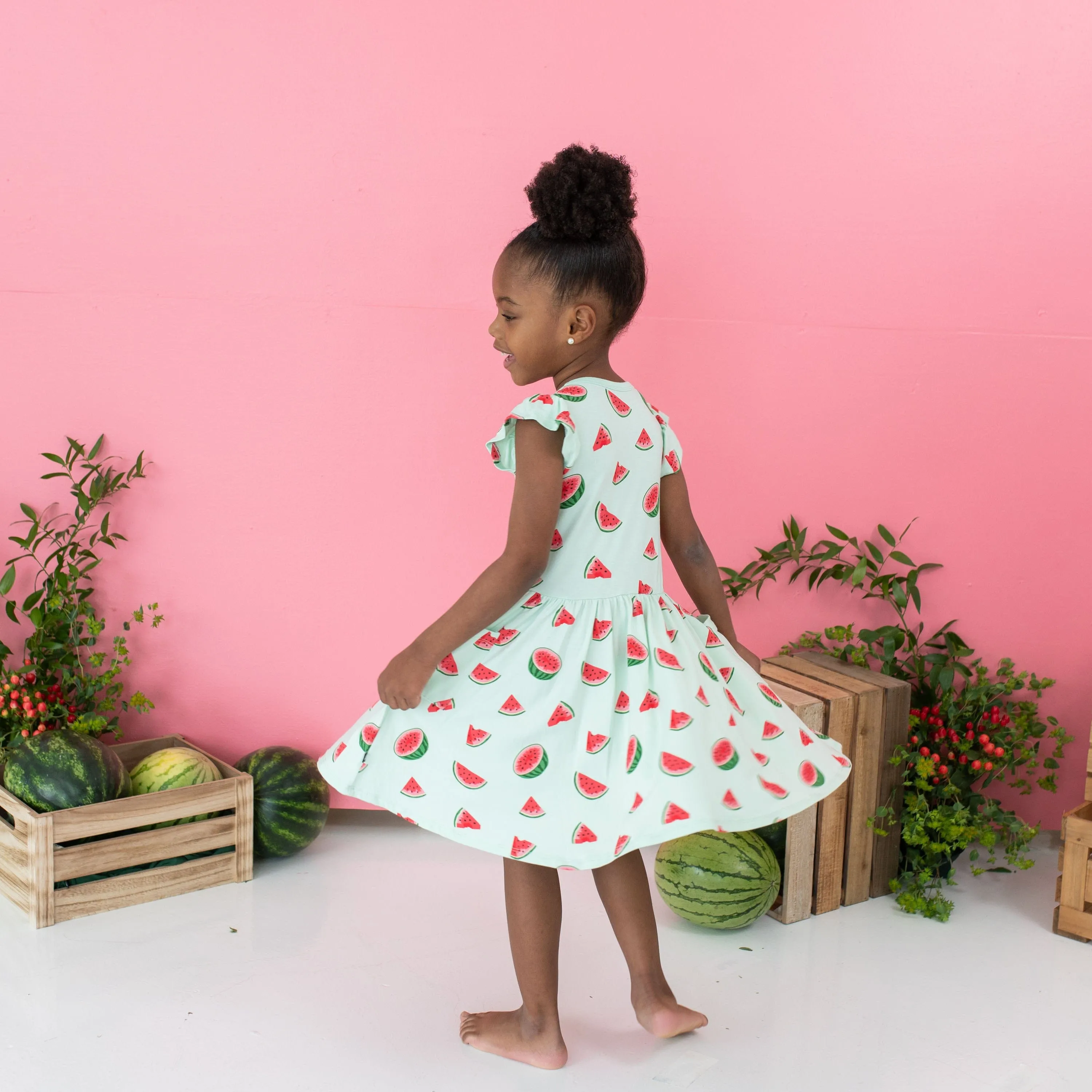 Pocket Dress in Watermelon