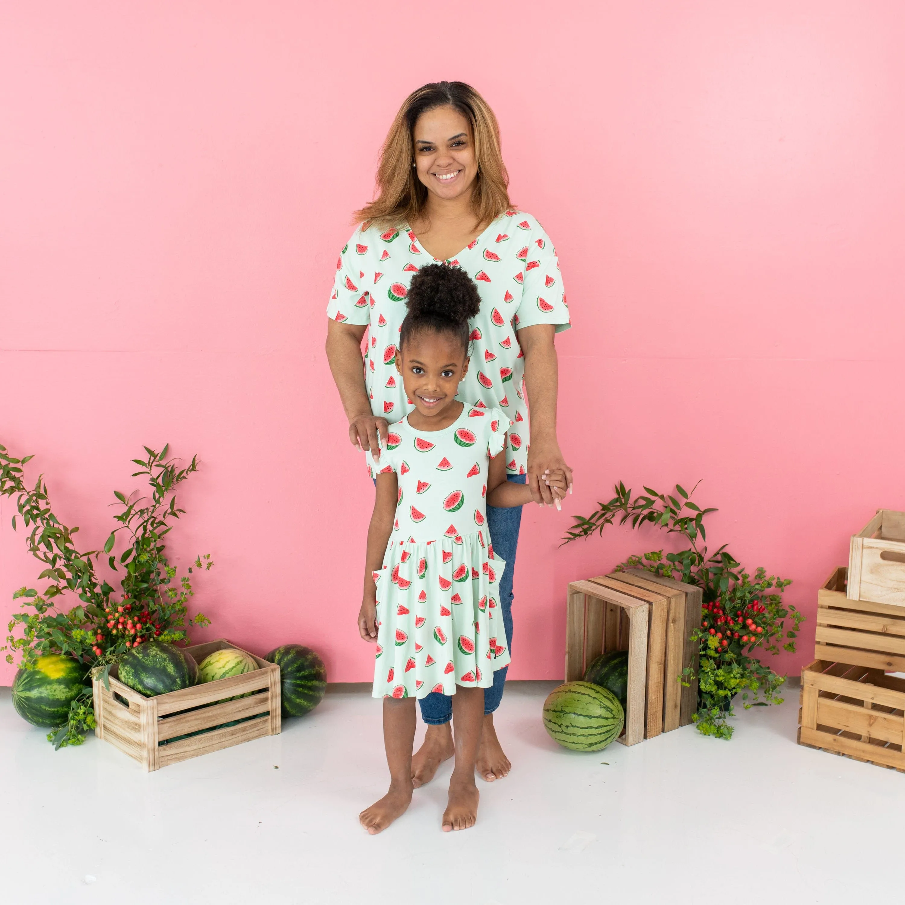 Pocket Dress in Watermelon