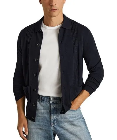 Reiss Lockhurst Cable Cardigan