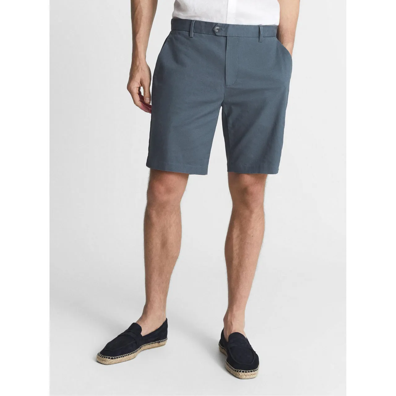 REISS Wicket Chino Shorts - Blue