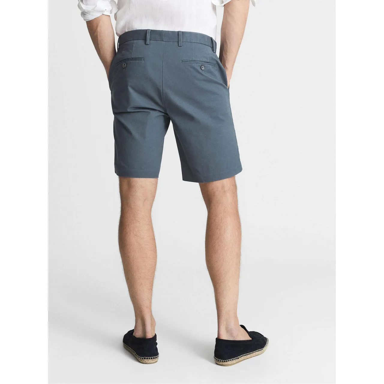 REISS Wicket Chino Shorts - Blue