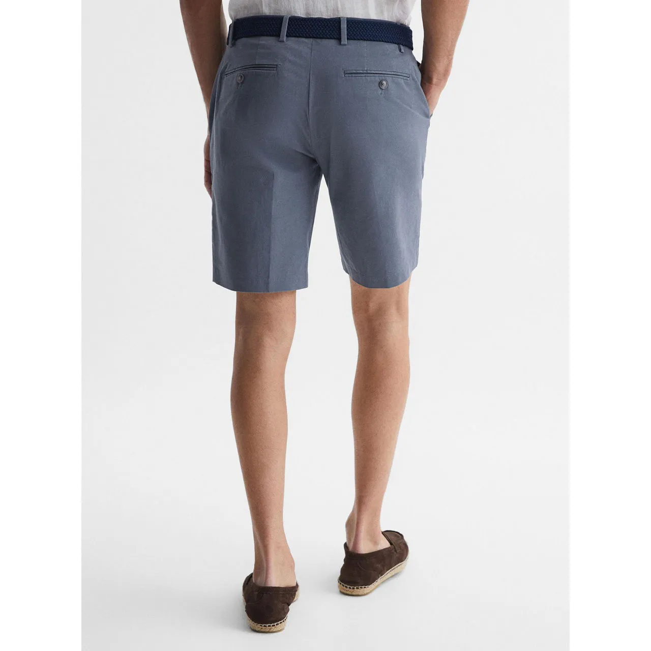 REISS Wicket Chino Shorts - Blue