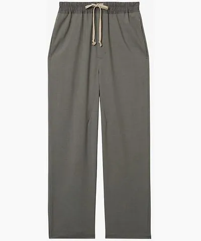 Reiss Womens Charcoal Logan elasticated-waist relaxed-fit stretch-woven trousers