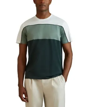 Reiss Woods Mercerized Color Block Tee