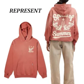 REPRESENT  |Pullovers Monogram Unisex Blended Fabrics Street Style