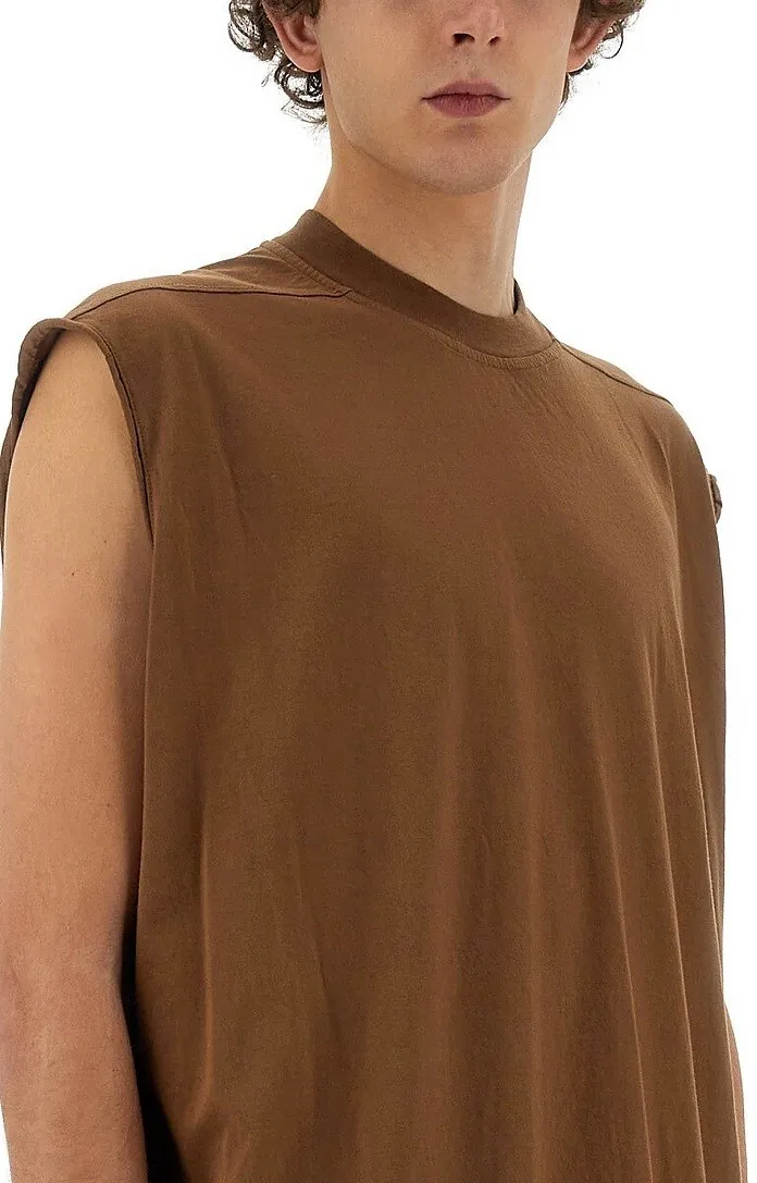 RICK OWENS  |Crew Neck Pullovers Sleeveless Street Style Plain Cotton