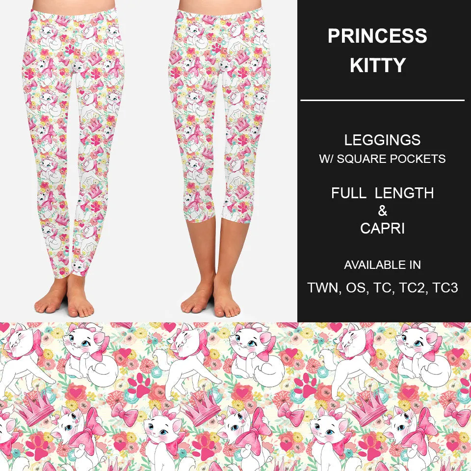 RTS - Princess Kitty Leggings w/ Pockets