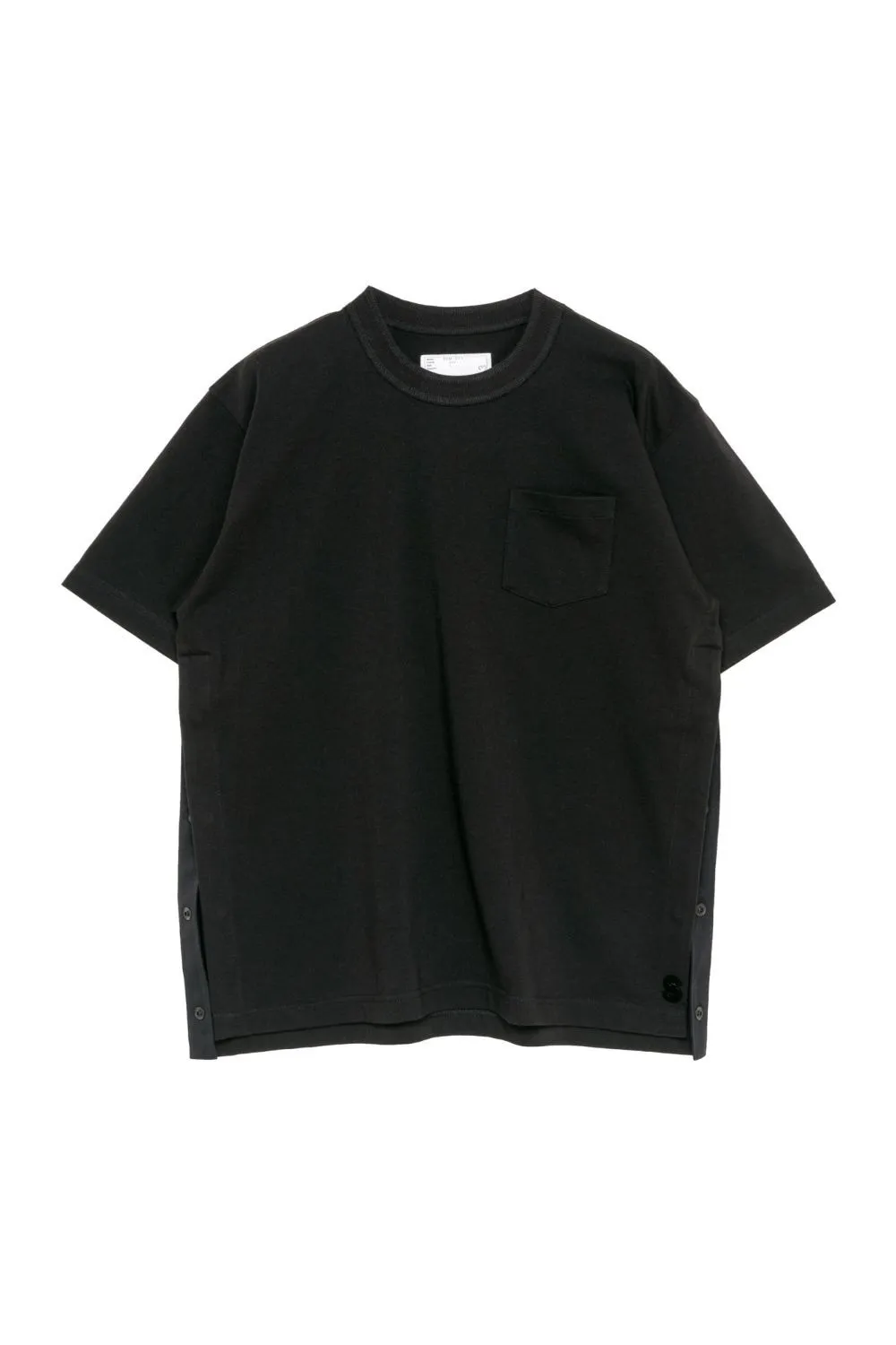 sacai  |Crew Neck Pullovers Street Style Plain Cotton Short Sleeves