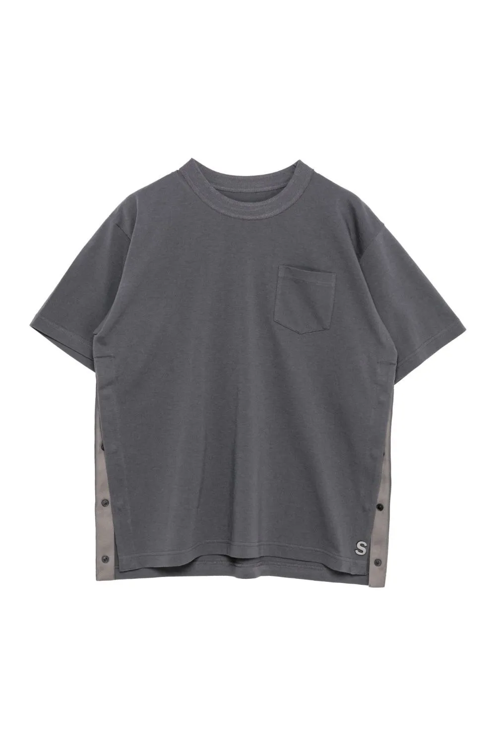 sacai  |Crew Neck Pullovers Street Style Plain Cotton Short Sleeves