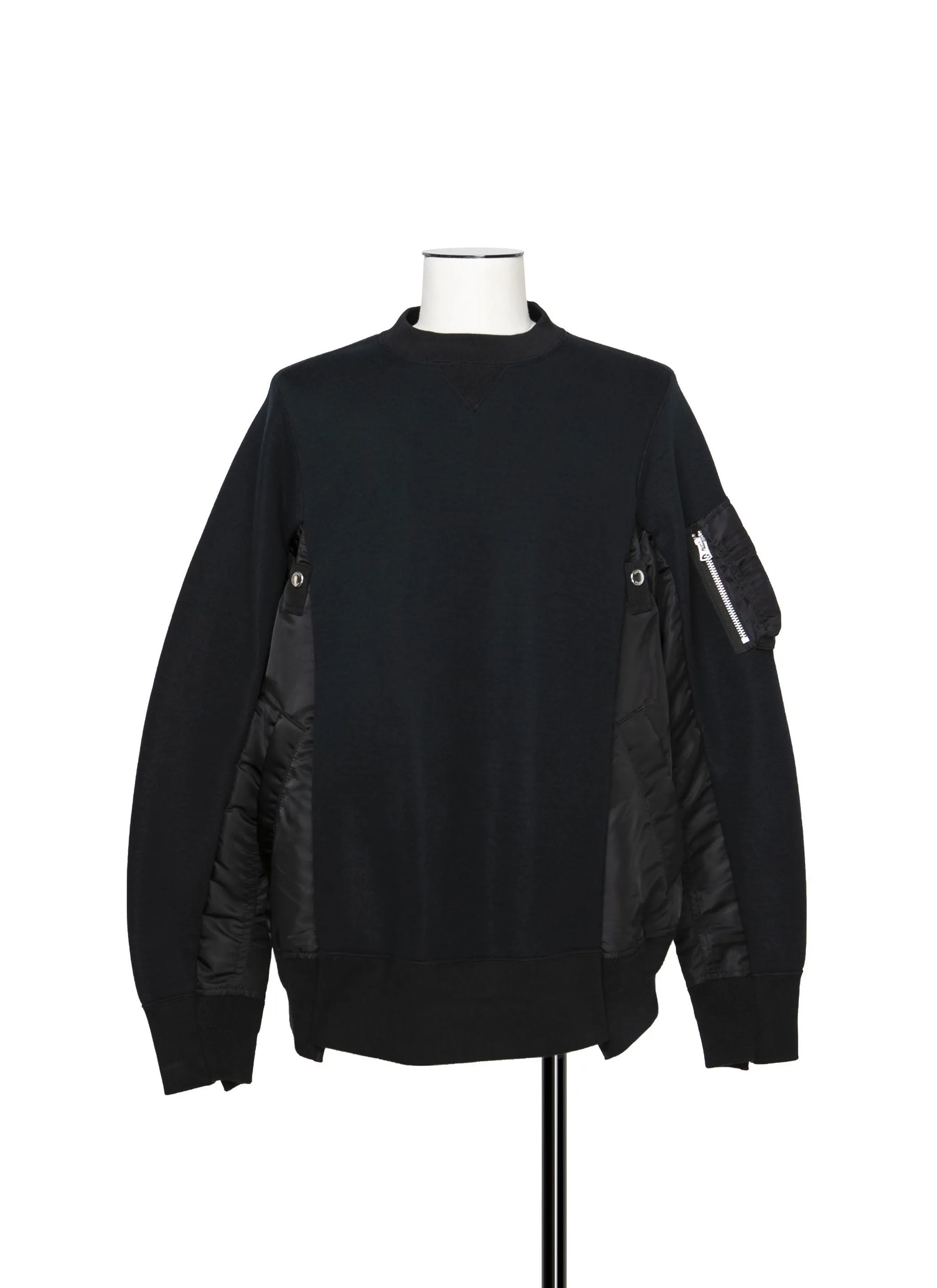 sacai  |Nylon Street Style Long Sleeves Plain Cotton Designers