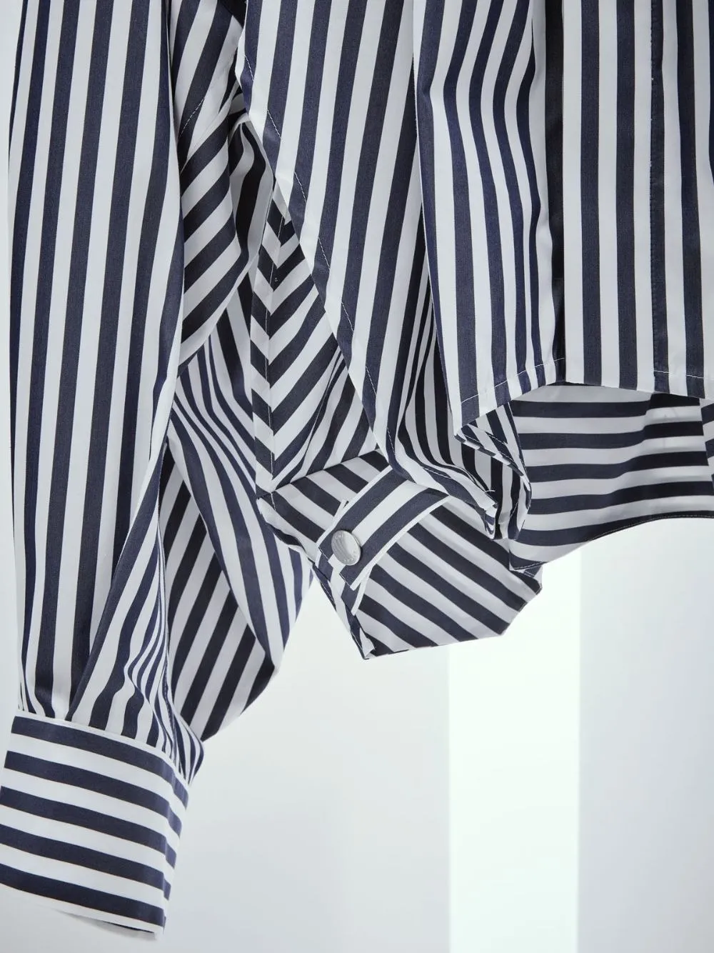 sacai  |Stripes Casual Style Street Style Long Sleeves Plain Cotton