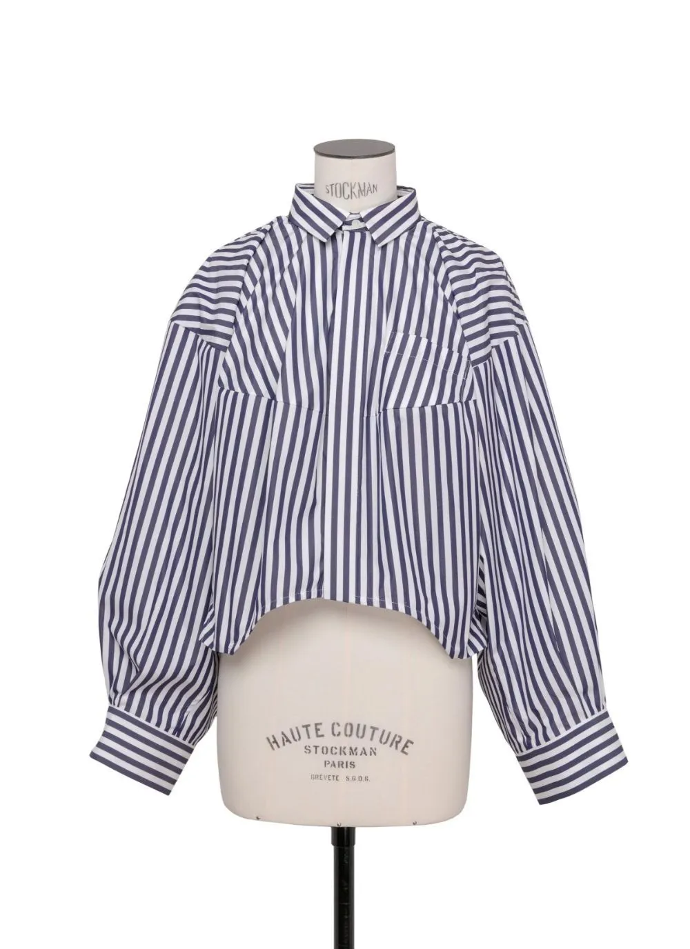 sacai  |Stripes Casual Style Street Style Long Sleeves Plain Cotton