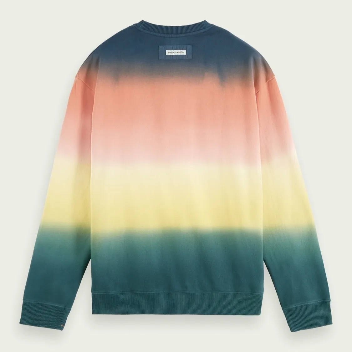 Scotch & Soda  |Crew Neck Pullovers Street Style Tie-dye Long Sleeves Cotton