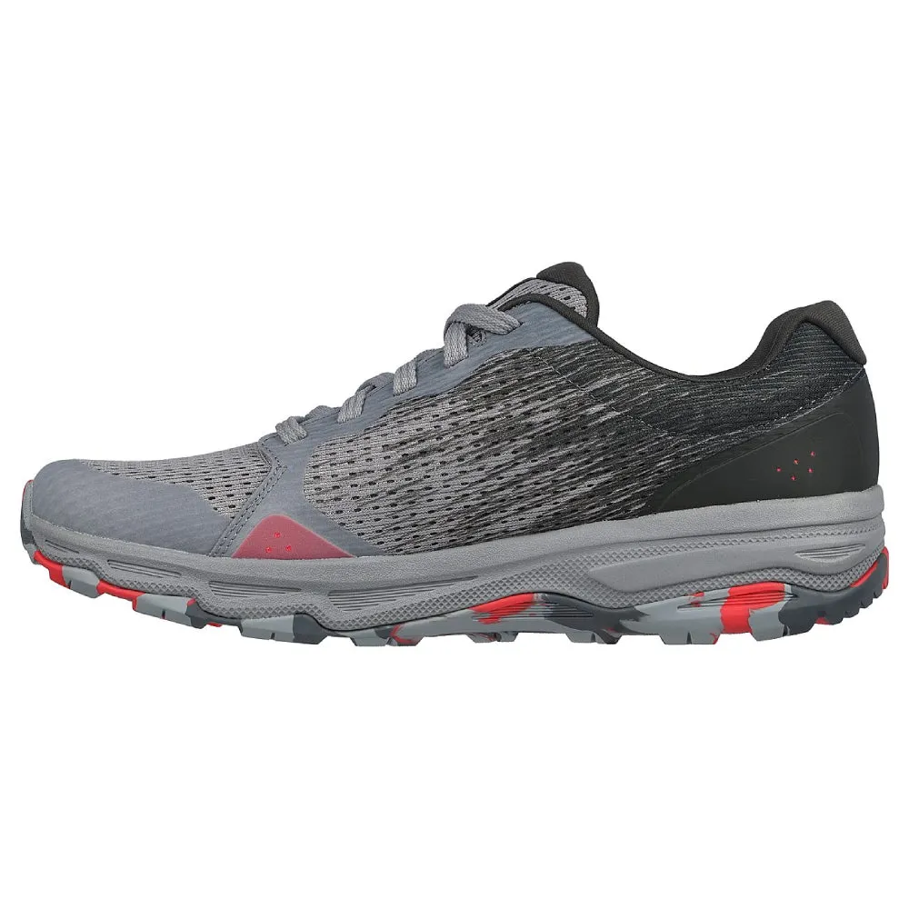 SKECHERS Men's Go Run Trail Altitude-Phantom Rubble Running Shoe (Gray/Red)