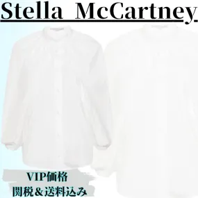 Stella McCartney  |Casual Style Silk Long Sleeves Plain Party Style