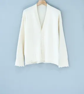 Stoffa 'Drop Shoulder Cardigan' (Ivory Cashmere)