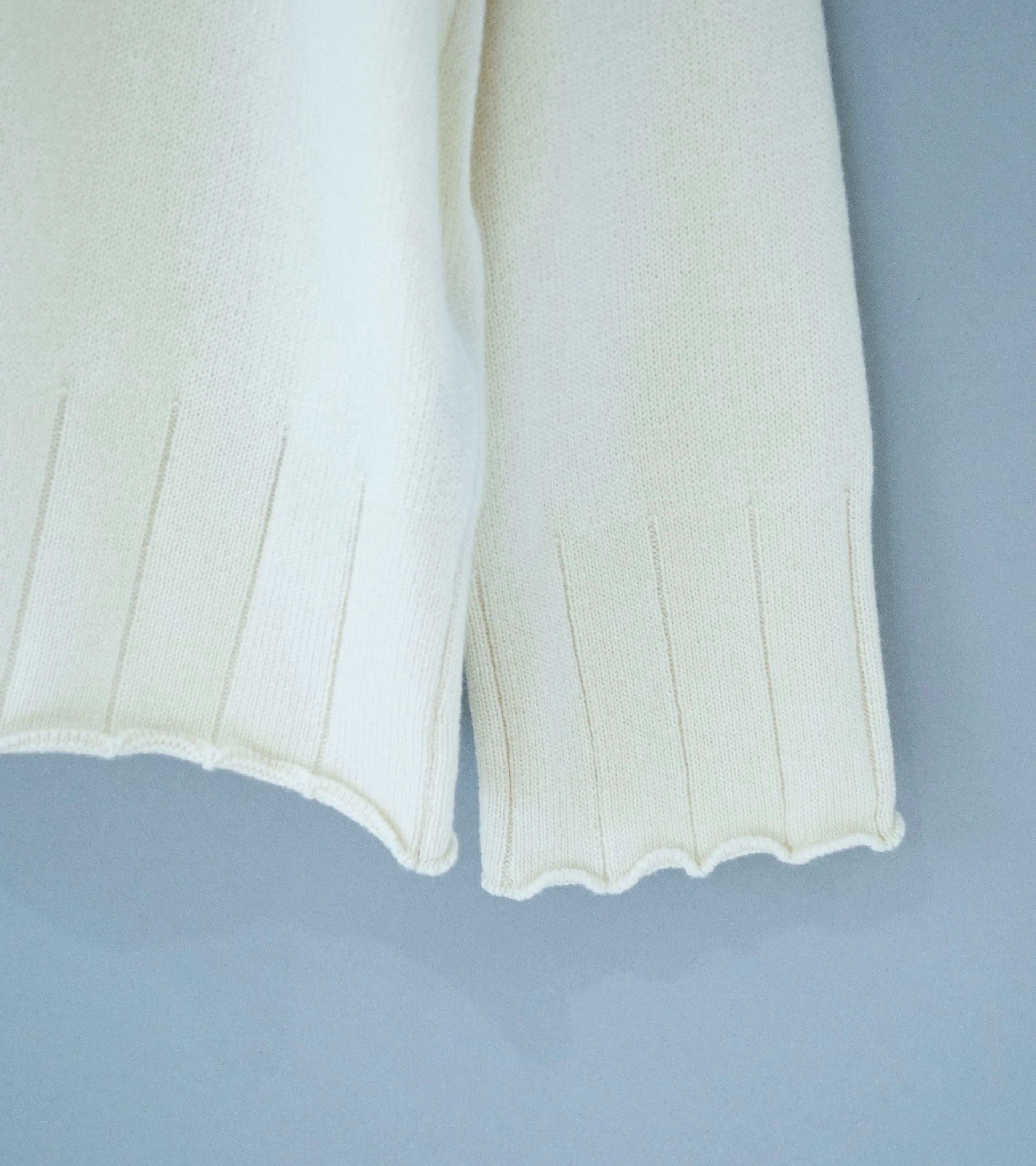 Stoffa 'Drop Shoulder Cardigan' (Ivory Cashmere)