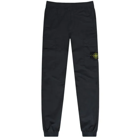 Stone Island Cuffed Cargo Trousers Navy