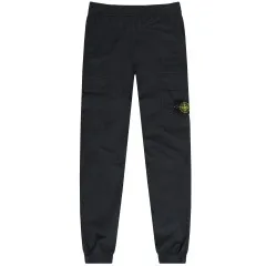 Stone Island Cuffed Cargo Trousers Navy