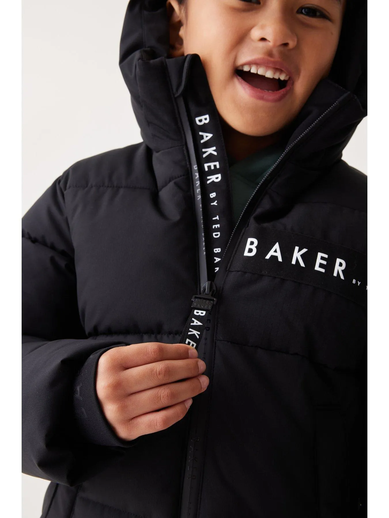 Ted Baker Baker By Ted Baker Black Padded Coat