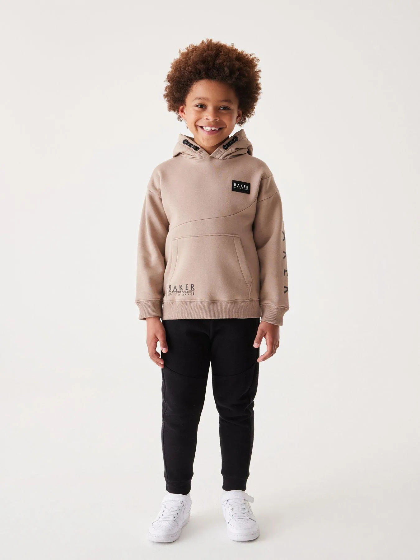 Ted Baker Baker By Ted Baker Older Boys Panel Hoodie