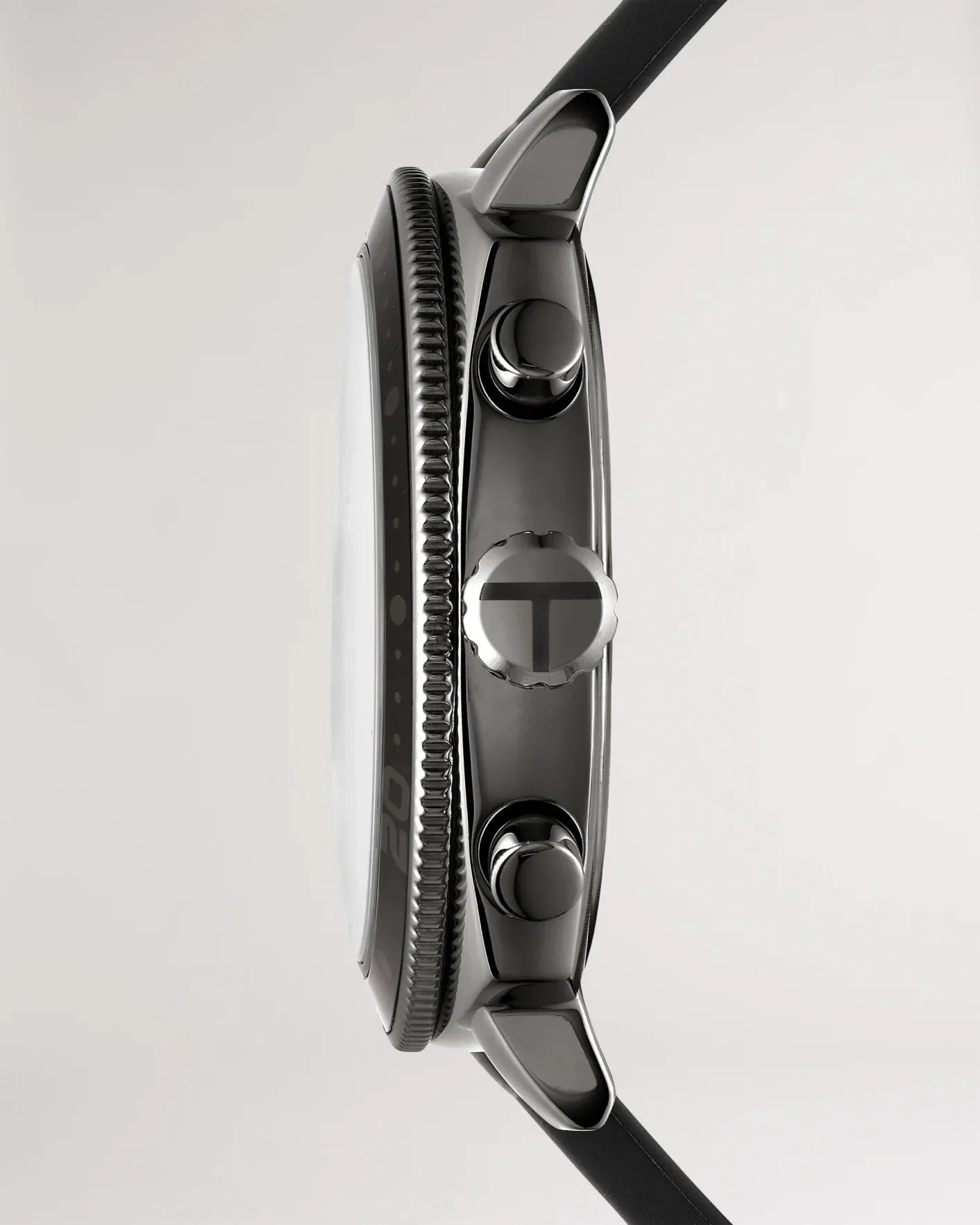 Ted Baker - Black Silicone Strap Watch